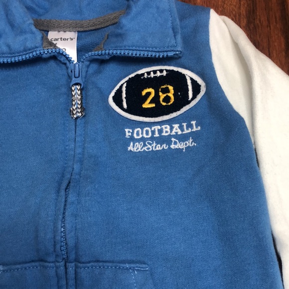 🛎 Carter’s Football Varsity Style Jacket (SALE!) (18 months) - Picture 2 of 6